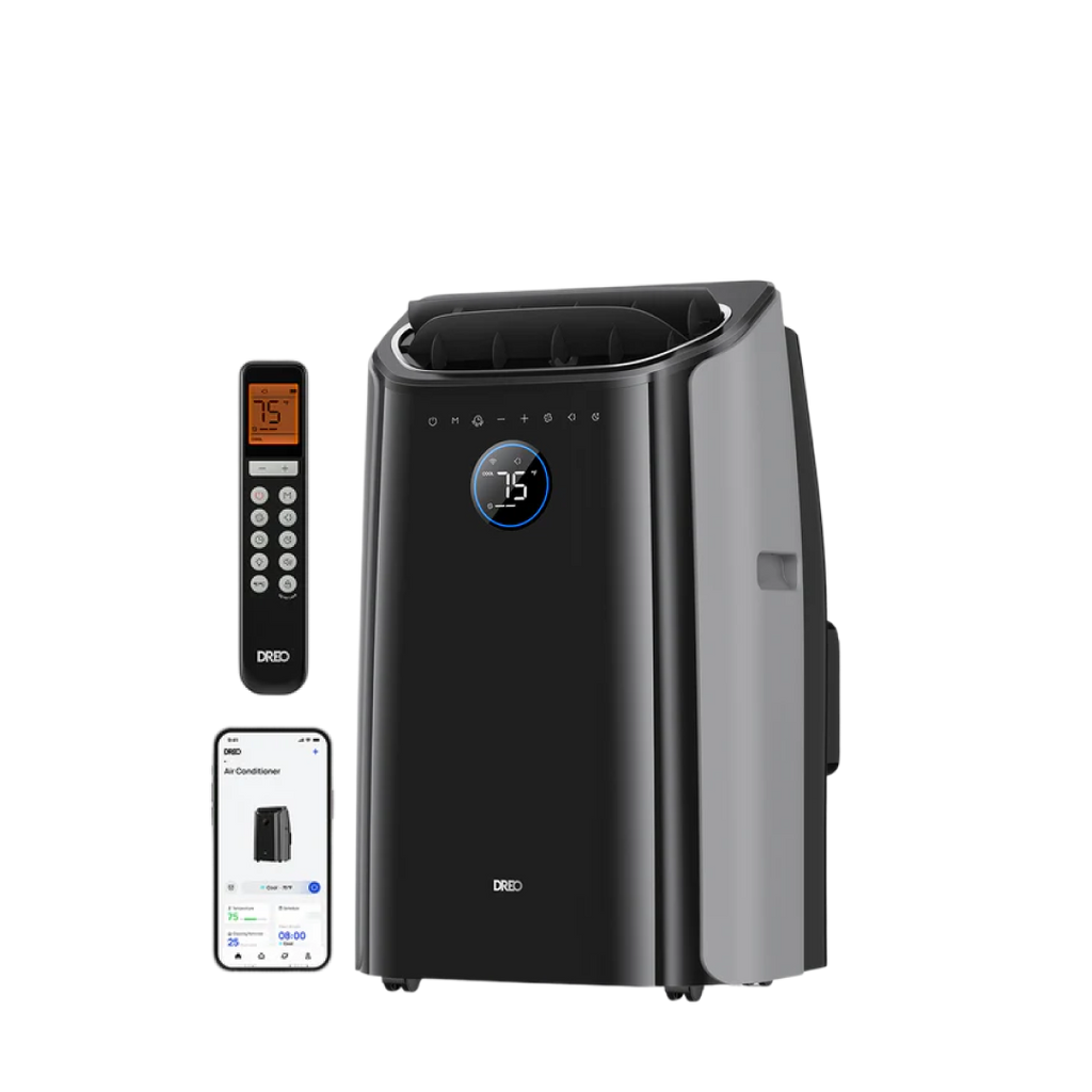 DREO 14000 BTU Smart Portable Air Conditioner 516S White