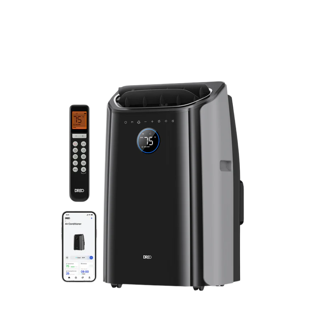 DREO 14000 BTU Smart Portable Air Conditioner 516S White